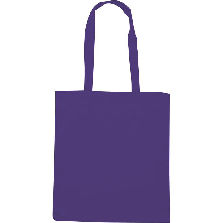 Bolsa shopping de algodón 100 gr/m2 asa larga
