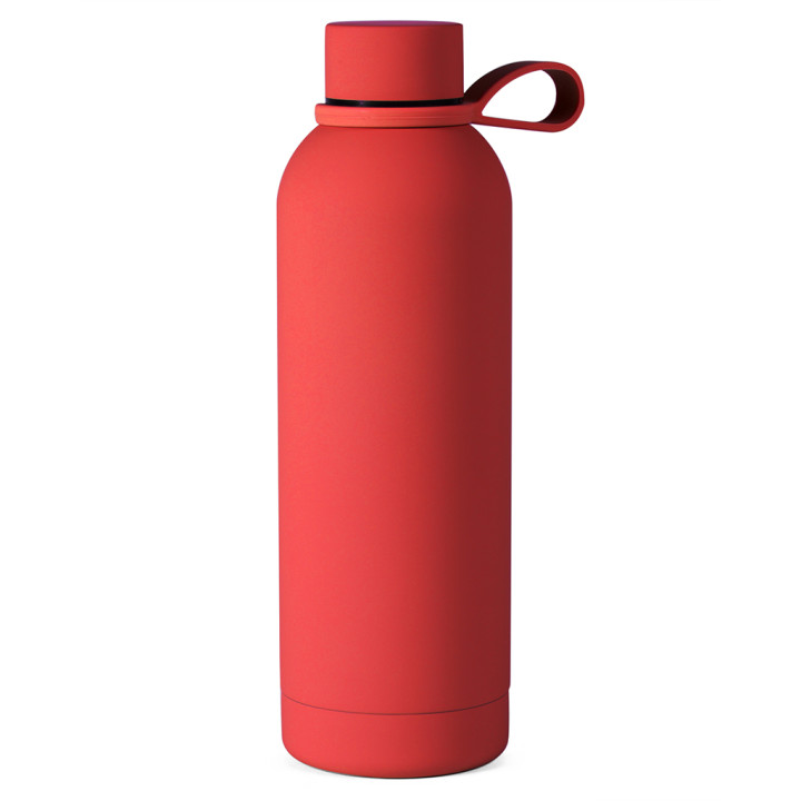 Botella termo soft touch de 500 ml con doble pared