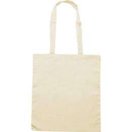 Bolsa shopping de algodón 105 gr/m2 asa larga color natural