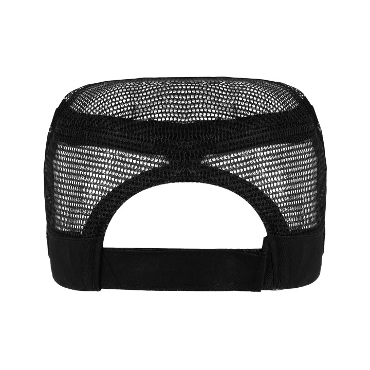 Gorra militar rejilla algodón/poliéster