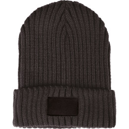 Gorro con etiqueta de poliéster
