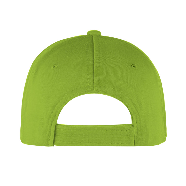 Gorra golf 5 paneles bicolor 100% poliéster