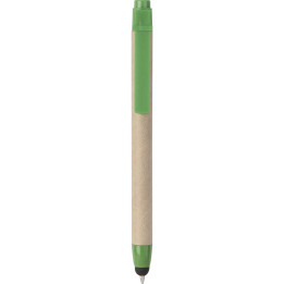 Boligrafo papel reciclado pantalla táctil