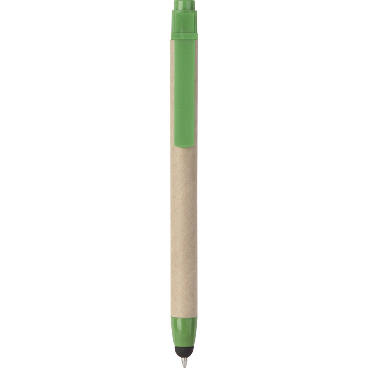 Boligrafo papel reciclado pantalla táctil