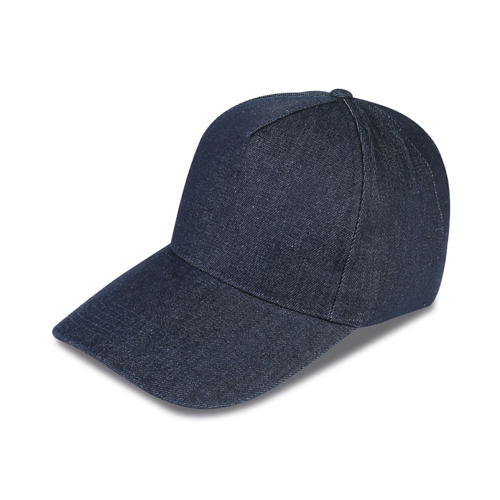 Gorra 5 paneles 100% tejano