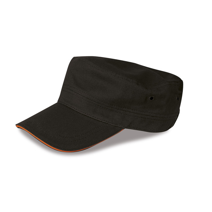 Gorra militar tela algodón 320 gr/m2