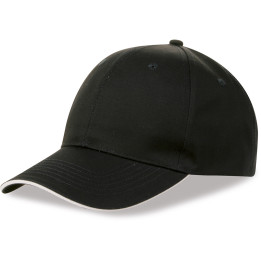 Gorra 6 paneles sandwich 80% poliéster/20% algodón