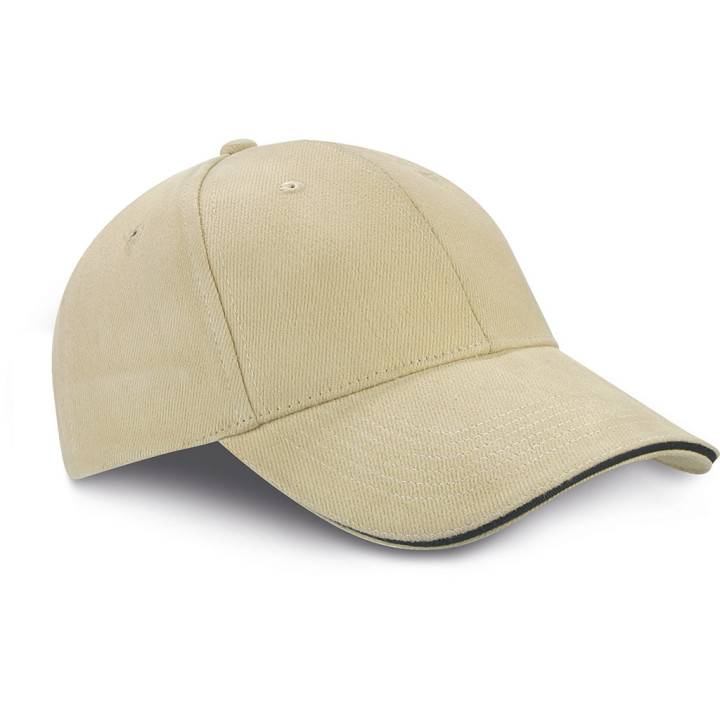 Gorra 6 paneles 100% algodón
