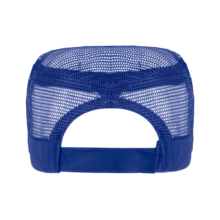 Gorra militar rejilla algodón/poliéster