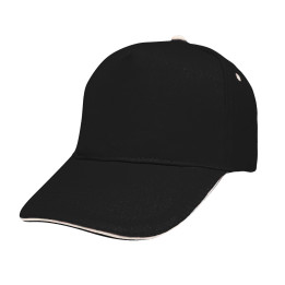 Gorra 5 paneles sandwich 100% algodón