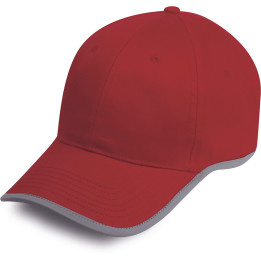 Gorra 6 paneles reflex 100% algodón