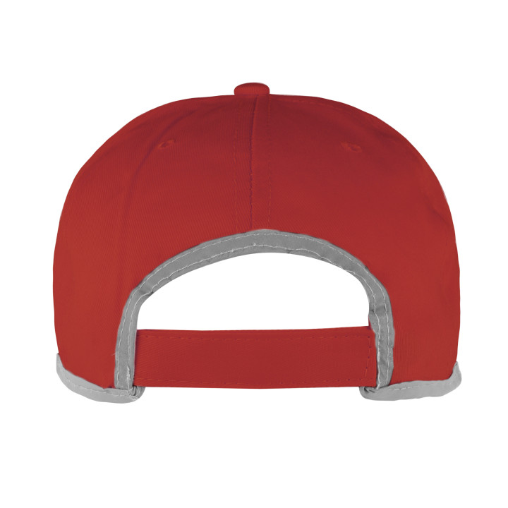 Gorra 6 paneles reflex 100% algodón