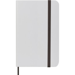 Libreta a6 tipo moleskine pvc/papel