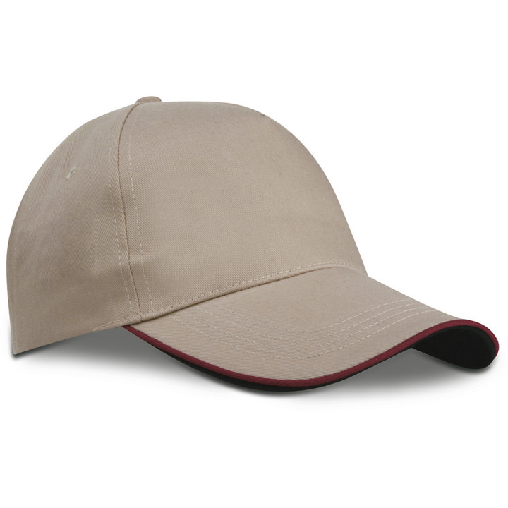 Gorra 5 paneles bandera italiana
