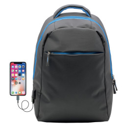 Mochila para portátil con puerto de carga usb