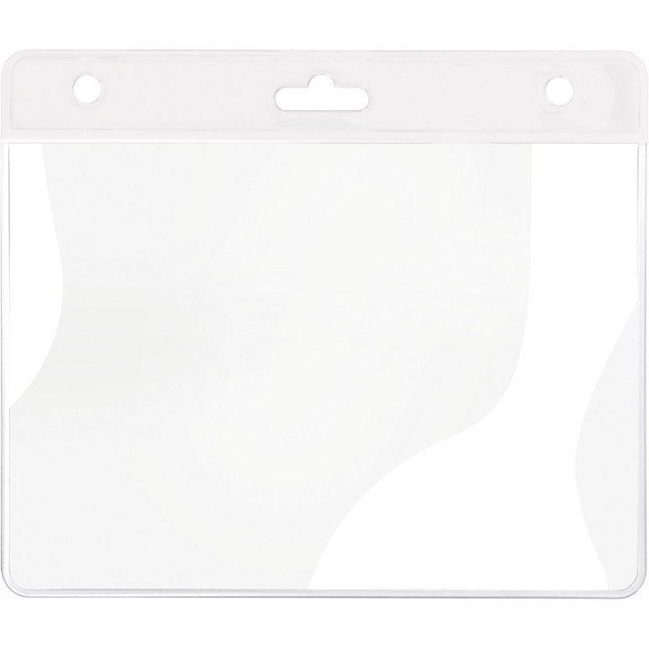 Porta identificación de plástico