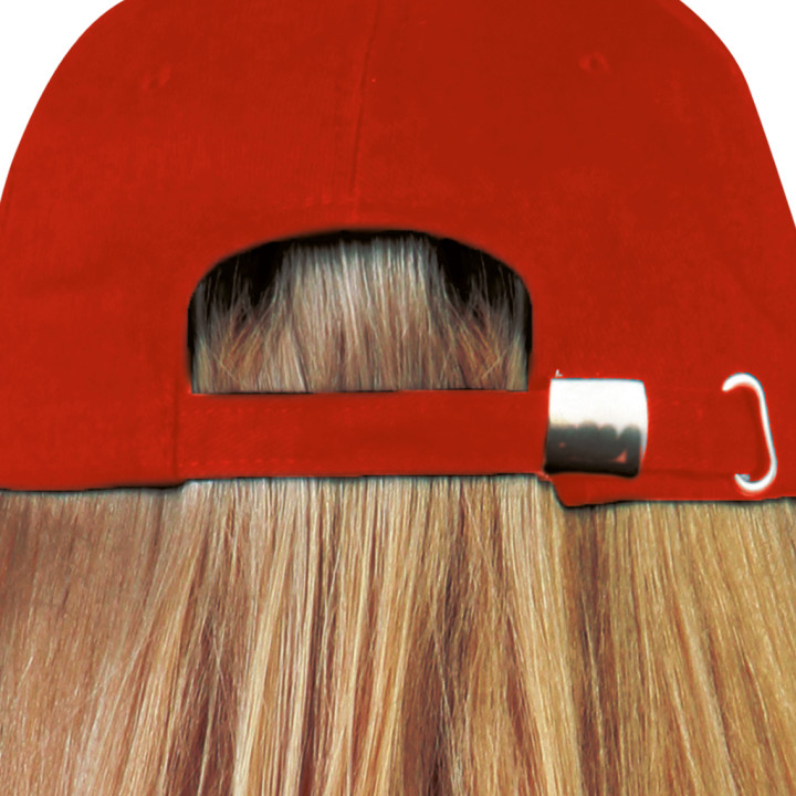 Gorra 6 paneles espiga 100% algodón