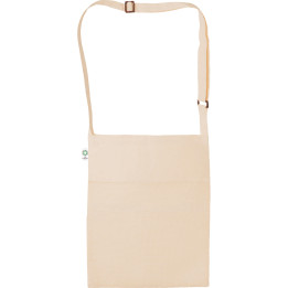 Mochila algodón orgánico 240gr. con malla frontal y asas ajustables