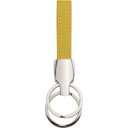 Llavero doble anilla metal/pvc