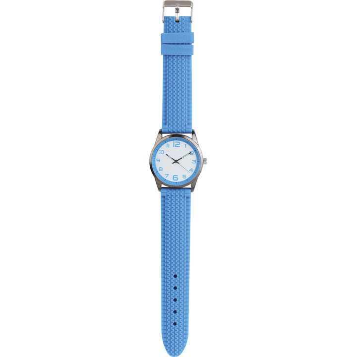 Reloj analógico personalizable metal/silicona