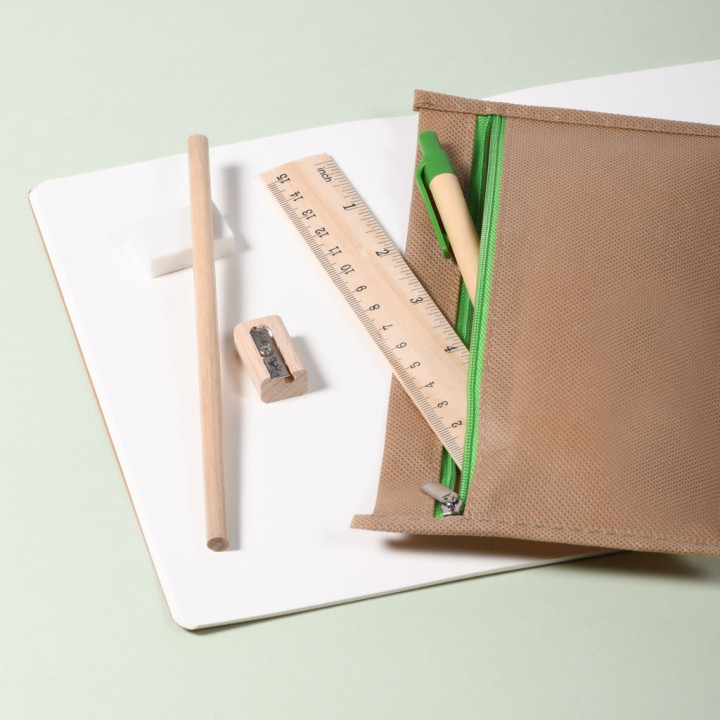 Set escritura madera