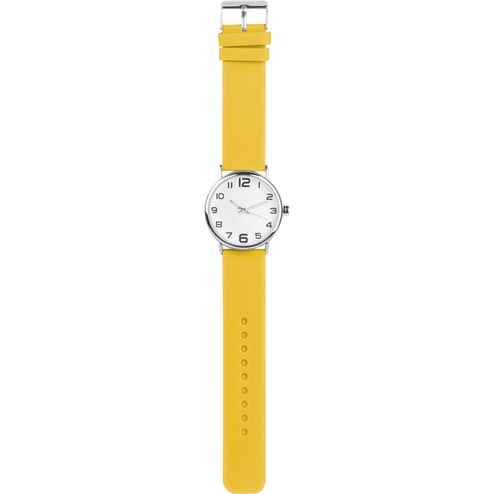 Reloj analógico personalizable metal/silicona