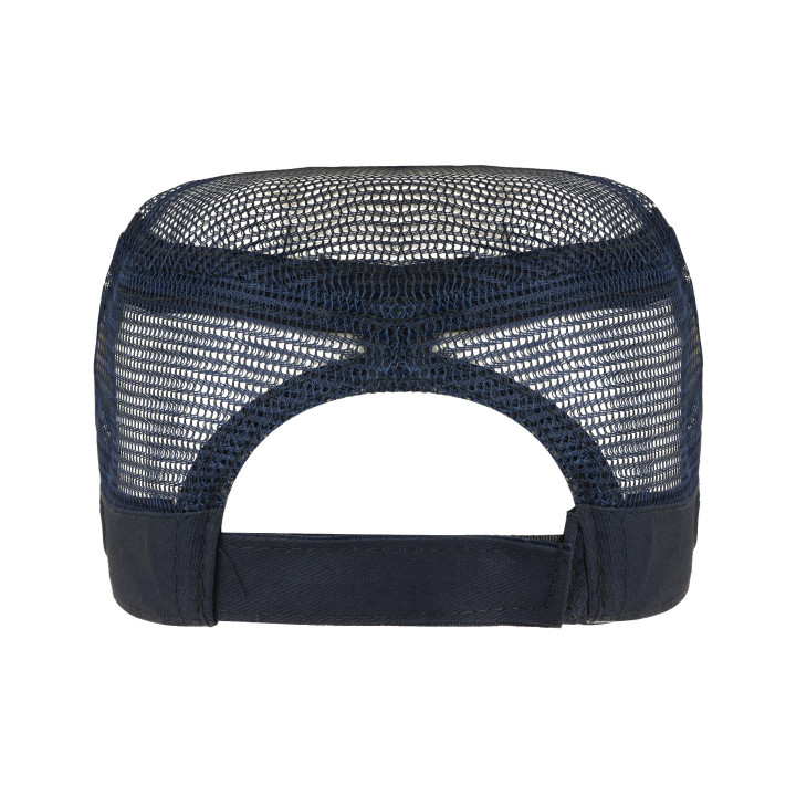 Gorra militar rejilla algodón/poliéster