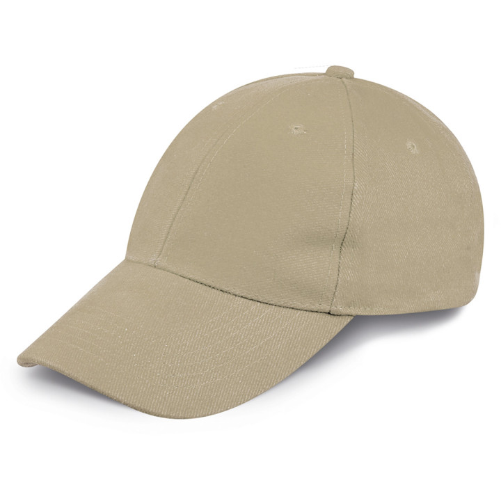 Gorra 6 paneles 100% algodón