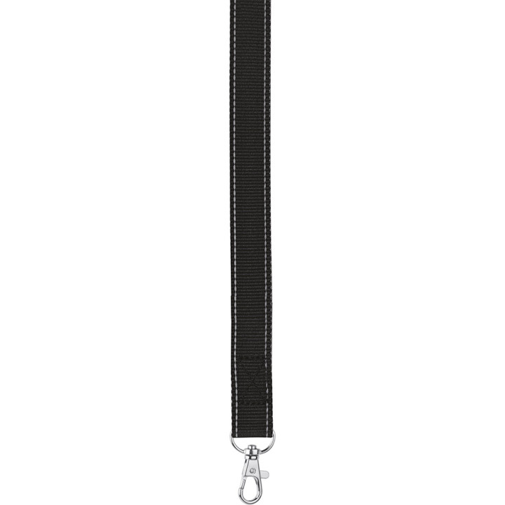 Lanyard poliéster reflectante 2 cms