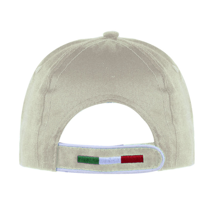 Gorra 6 paneles sandwich bandera italiana