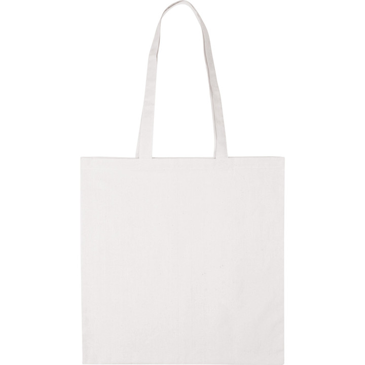 Bolsa shopping de algodón 140 gr/m2 asa larga