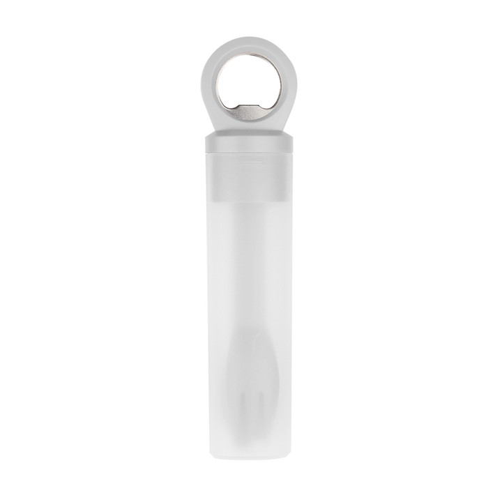 Abridor de botellas con set cubertería