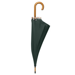 Paraguas madera automático 23" mango curvo