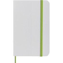 Libreta a6 tipo moleskine pvc/papel