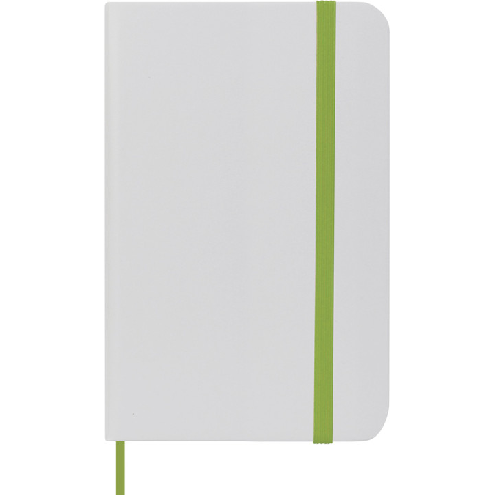 Libreta a6 tipo moleskine pvc/papel