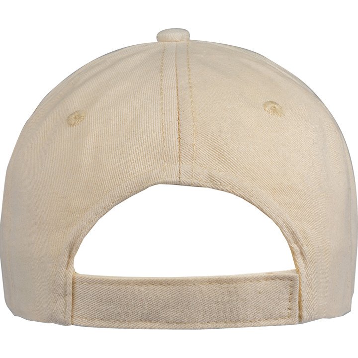 Gorra 5 paneles de algodón orgánico