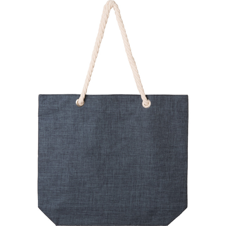 Bolsa de playa efecto melange poliéster 600d
