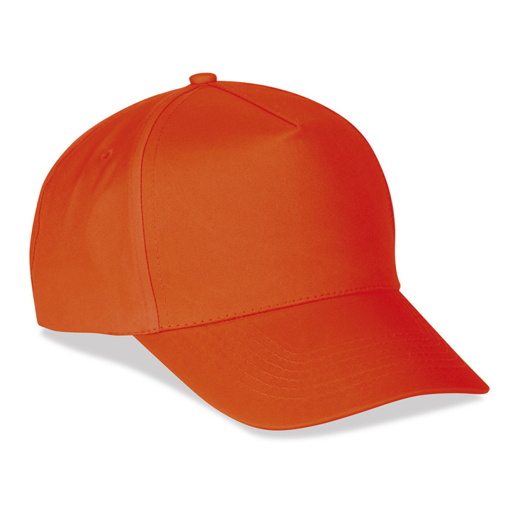 Gorra golf 5 paneles 100% poliéster