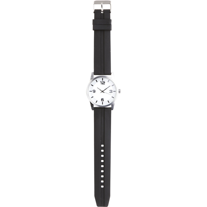 Reloj analógico personalizable metal/silicona