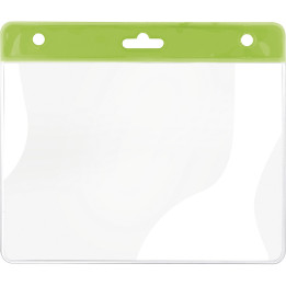 Porta identificación de plástico
