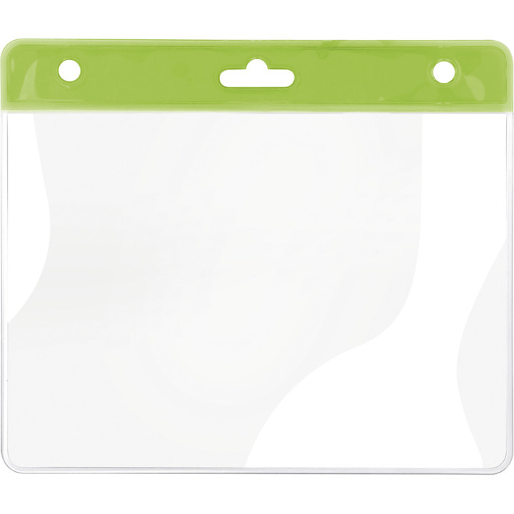 Porta identificación de plástico