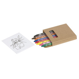 Caja 8 lápices de cera