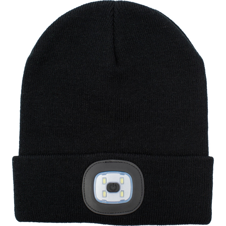 Gorro con luces led cob