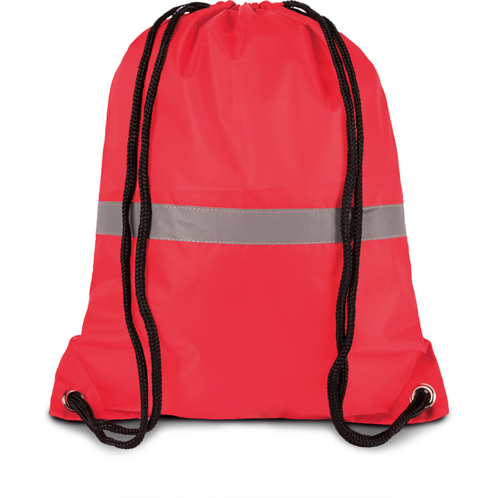 Mochila cuerdas nylon 210t reflectante