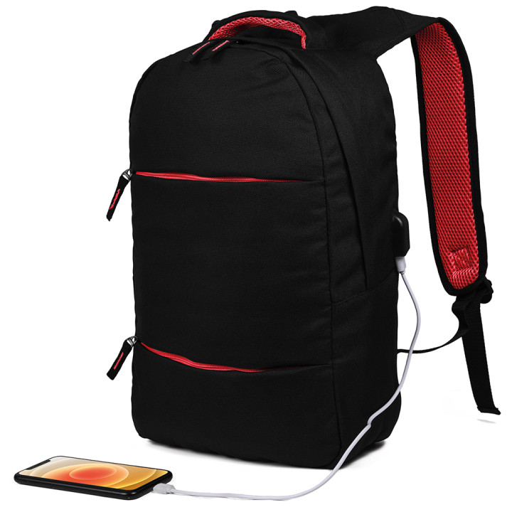 Mochila para portátil con puerto de carga usb