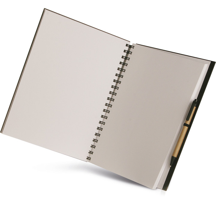 Libreta ecológica con bolígrafo