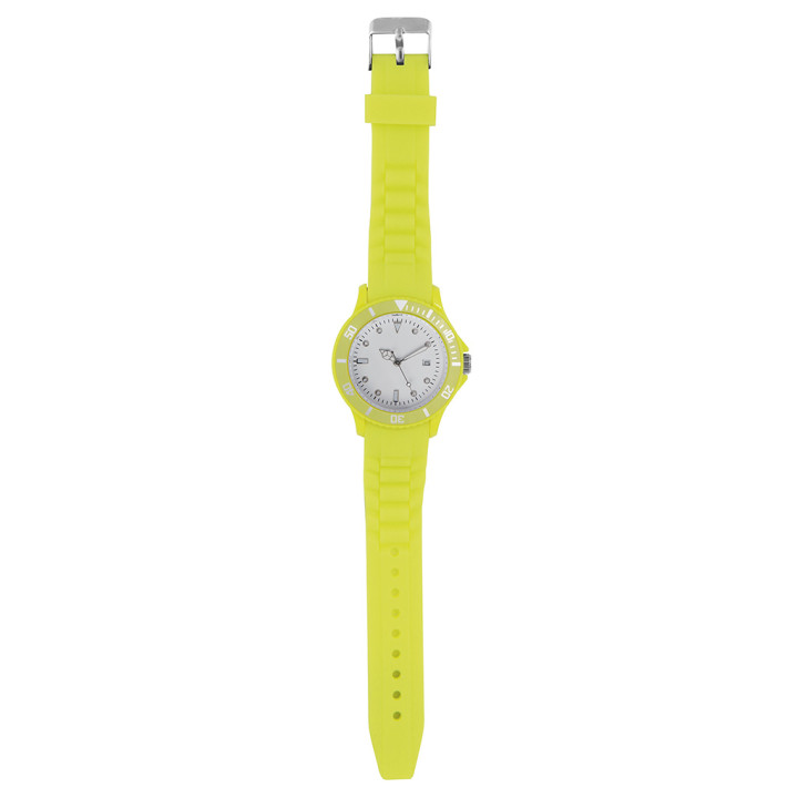 Reloj analógico personalizable plástico/silicona