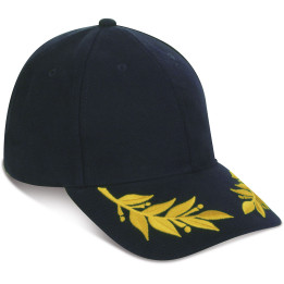 Gorra 6 paneles espiga 100% algodón