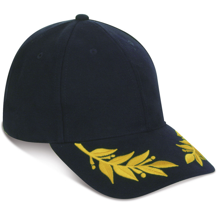 Gorra 6 paneles espiga 100% algodón