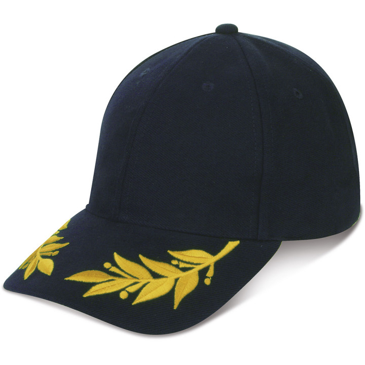 Gorra 6 paneles espiga 100% algodón